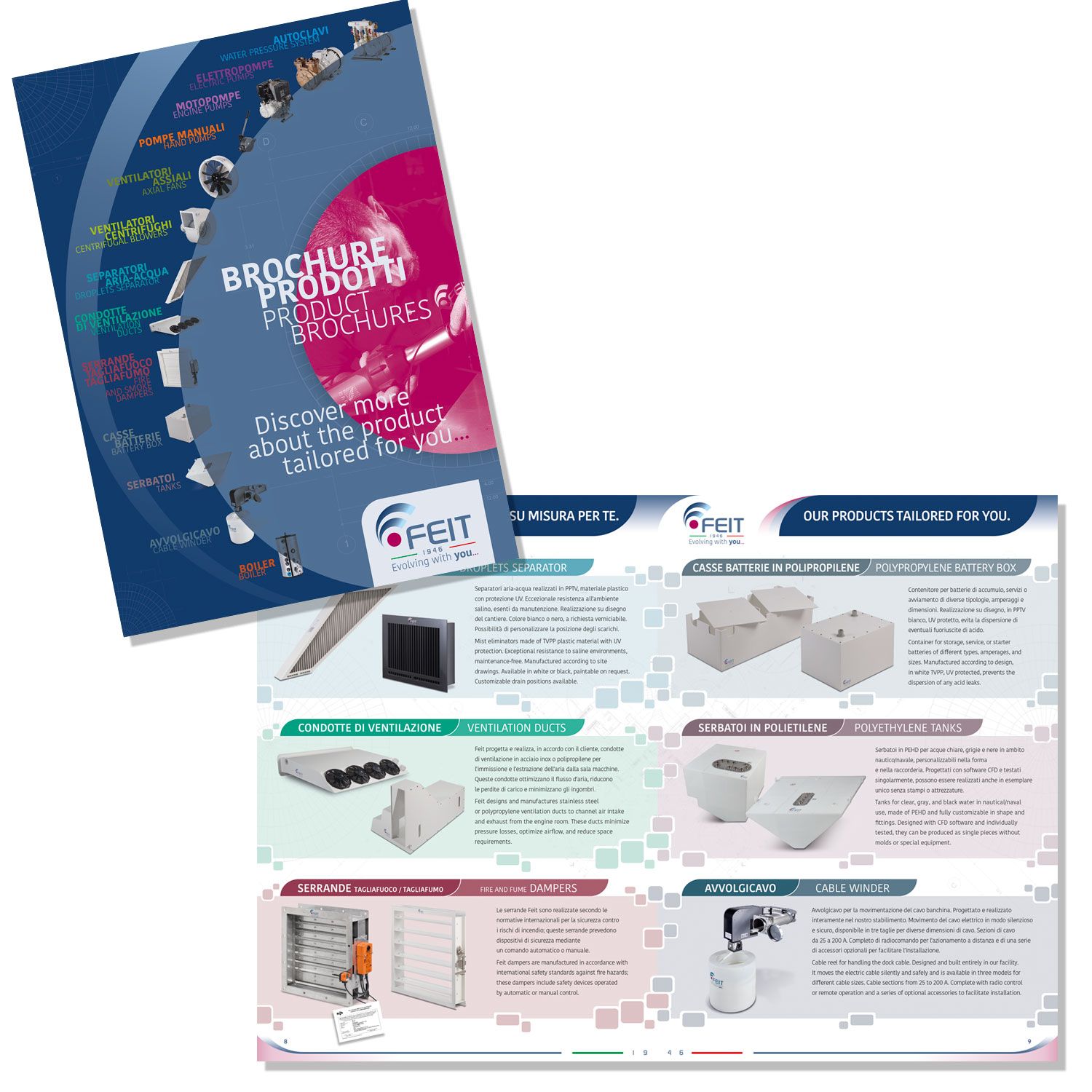 Matteo Farnè Marketing Pubblicità Brochure Prodotti Feit