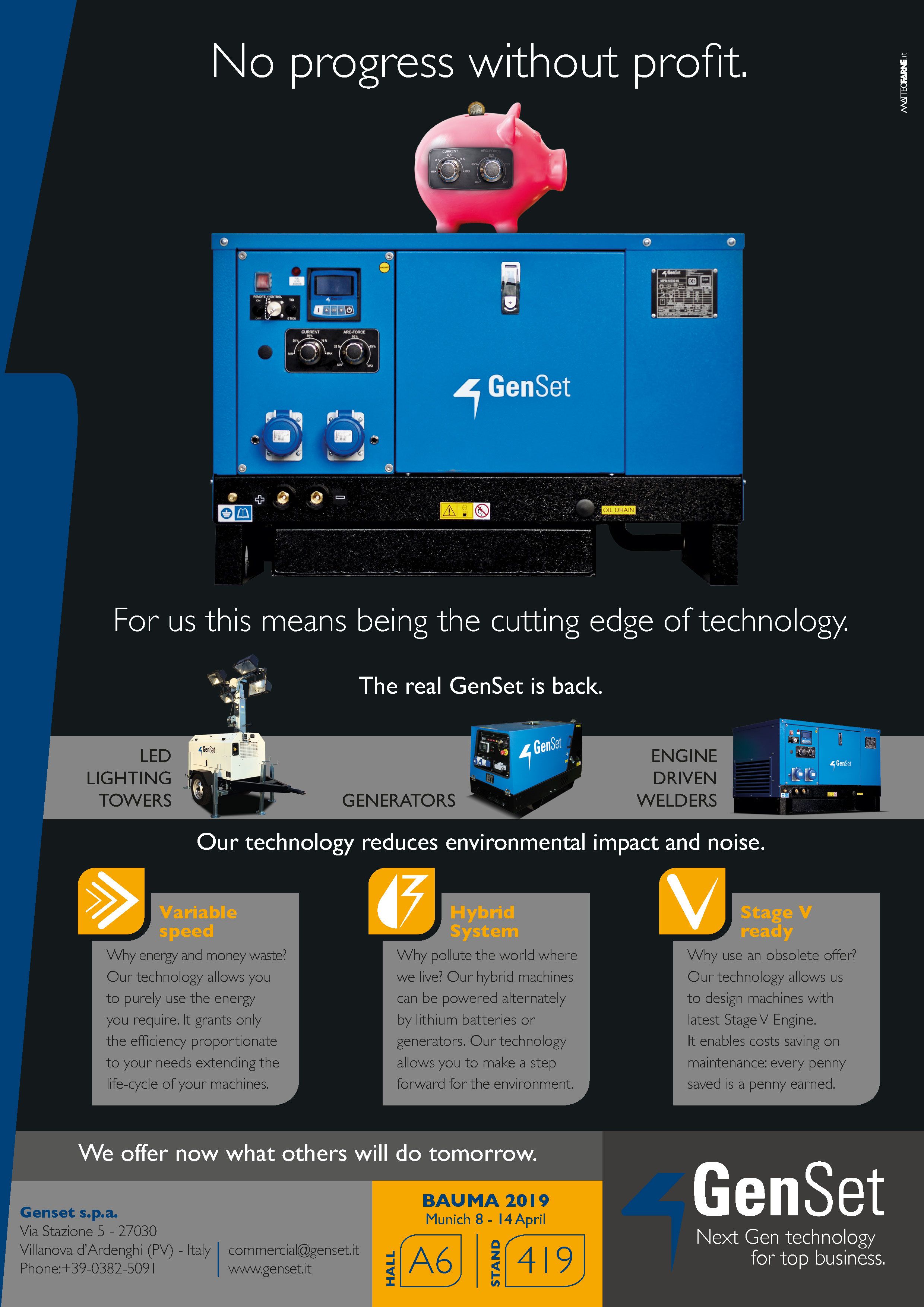 campafna stampa follow up gen set spa