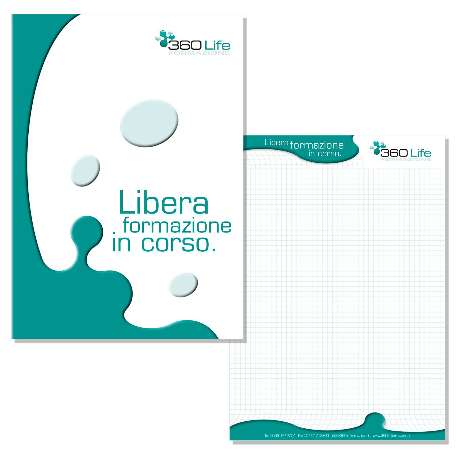 carpetta raccoglitore folder blocco