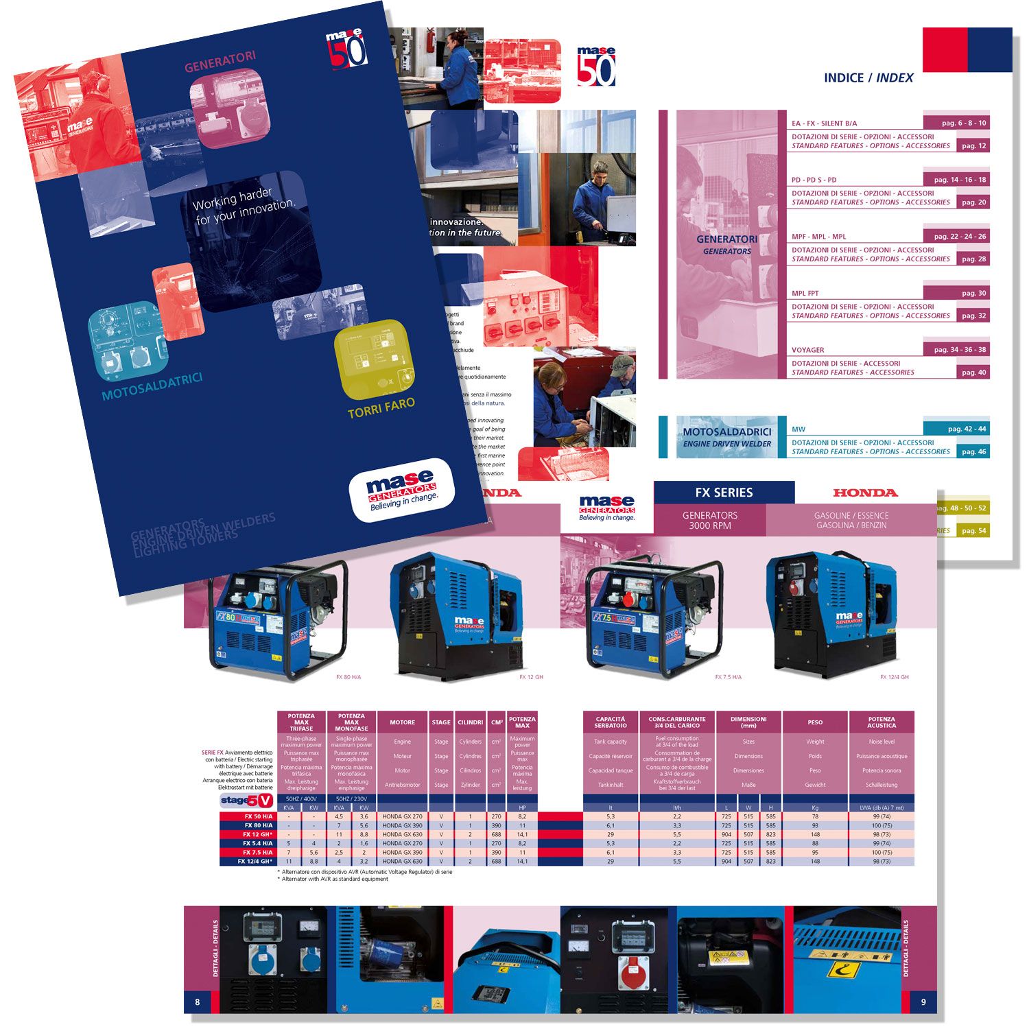 Catalogo terrestri mase generators spa cesena