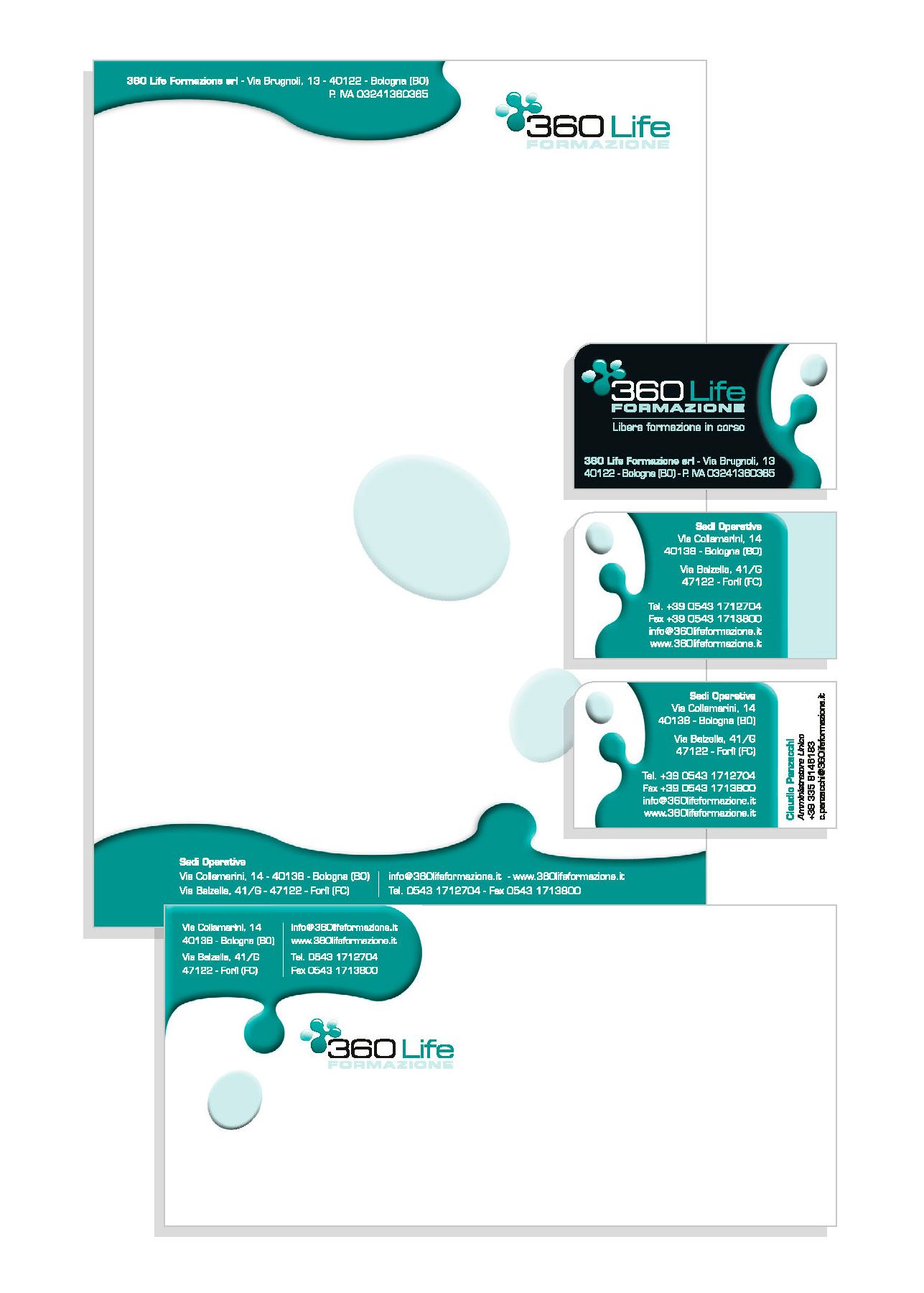 carta intestata biglietto da visita busta