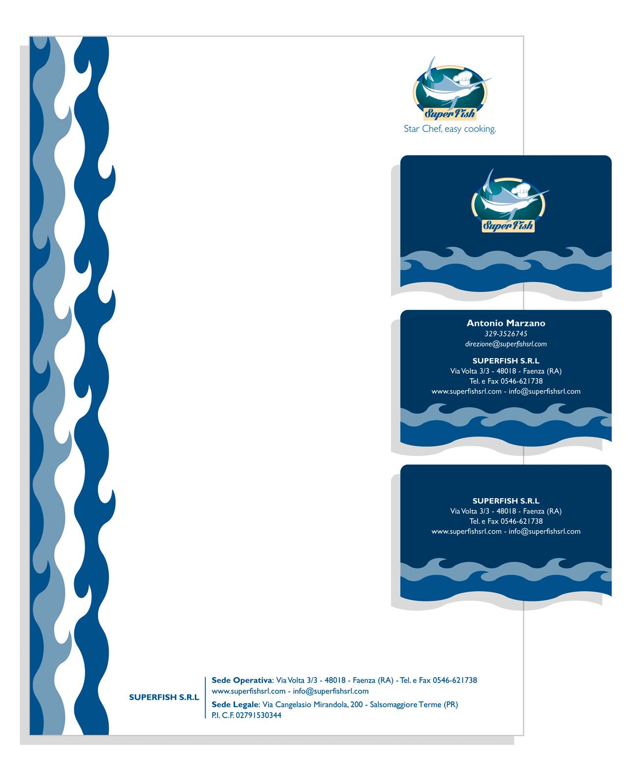 immagine coordinata corporate carta intestata biglietti visita