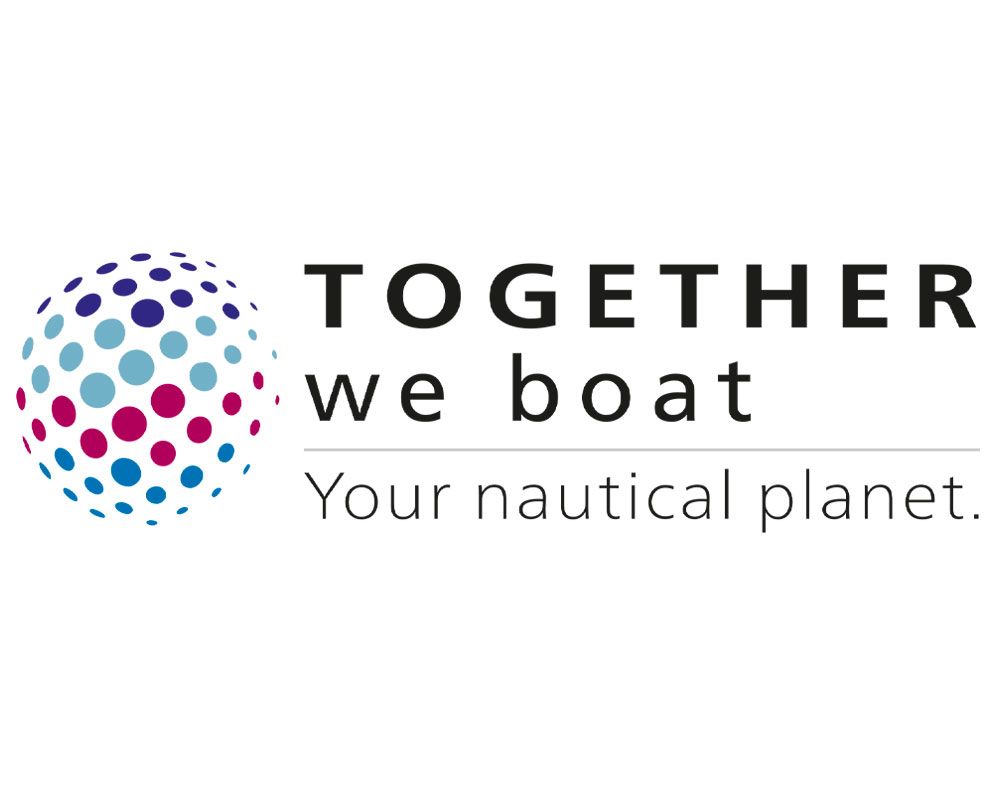 Matteo Farnè TOGETHER we boat logo naming pay off