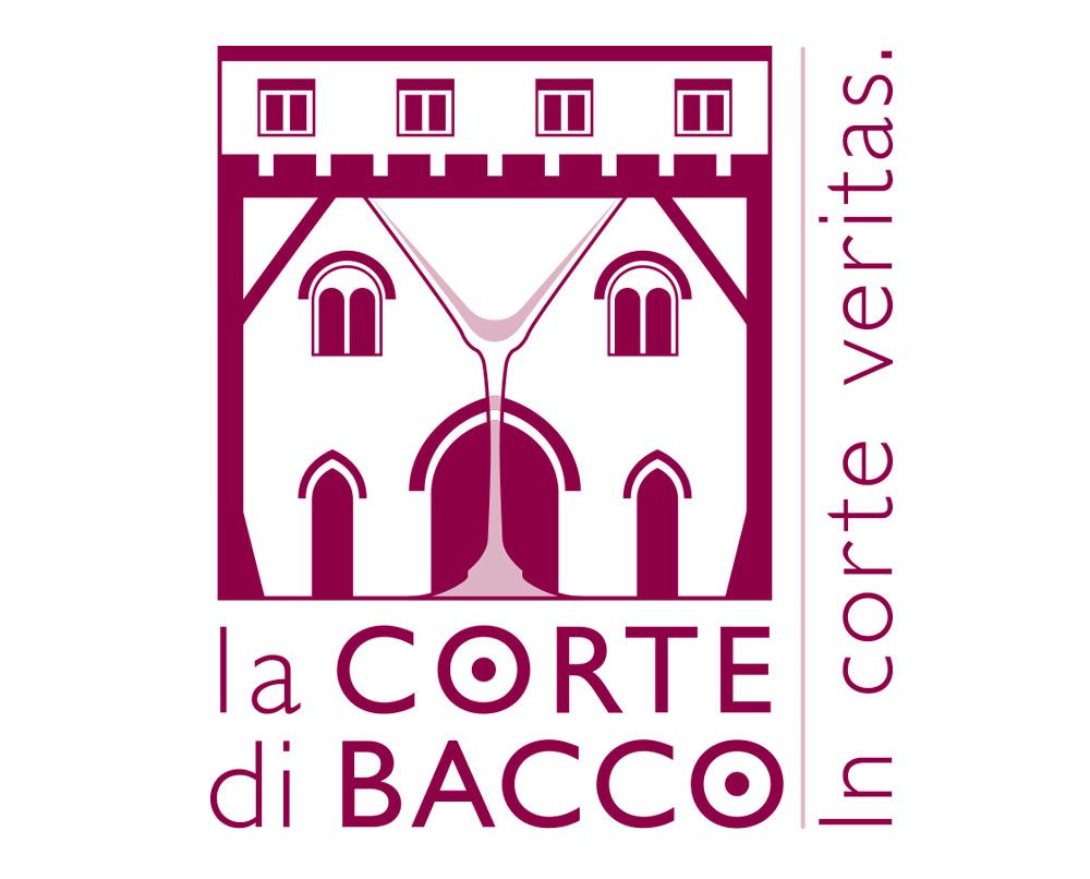 logo marchio pay off corte di bacco bologna corte isolani