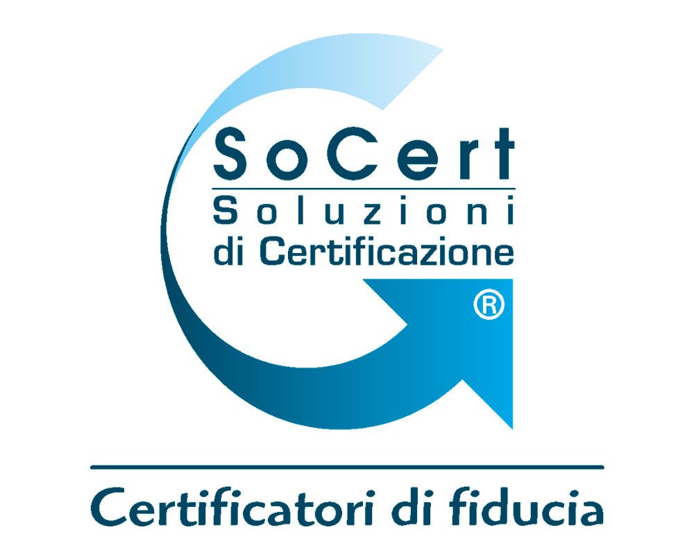 marchio logotipo pay off certificazione qualità socert
