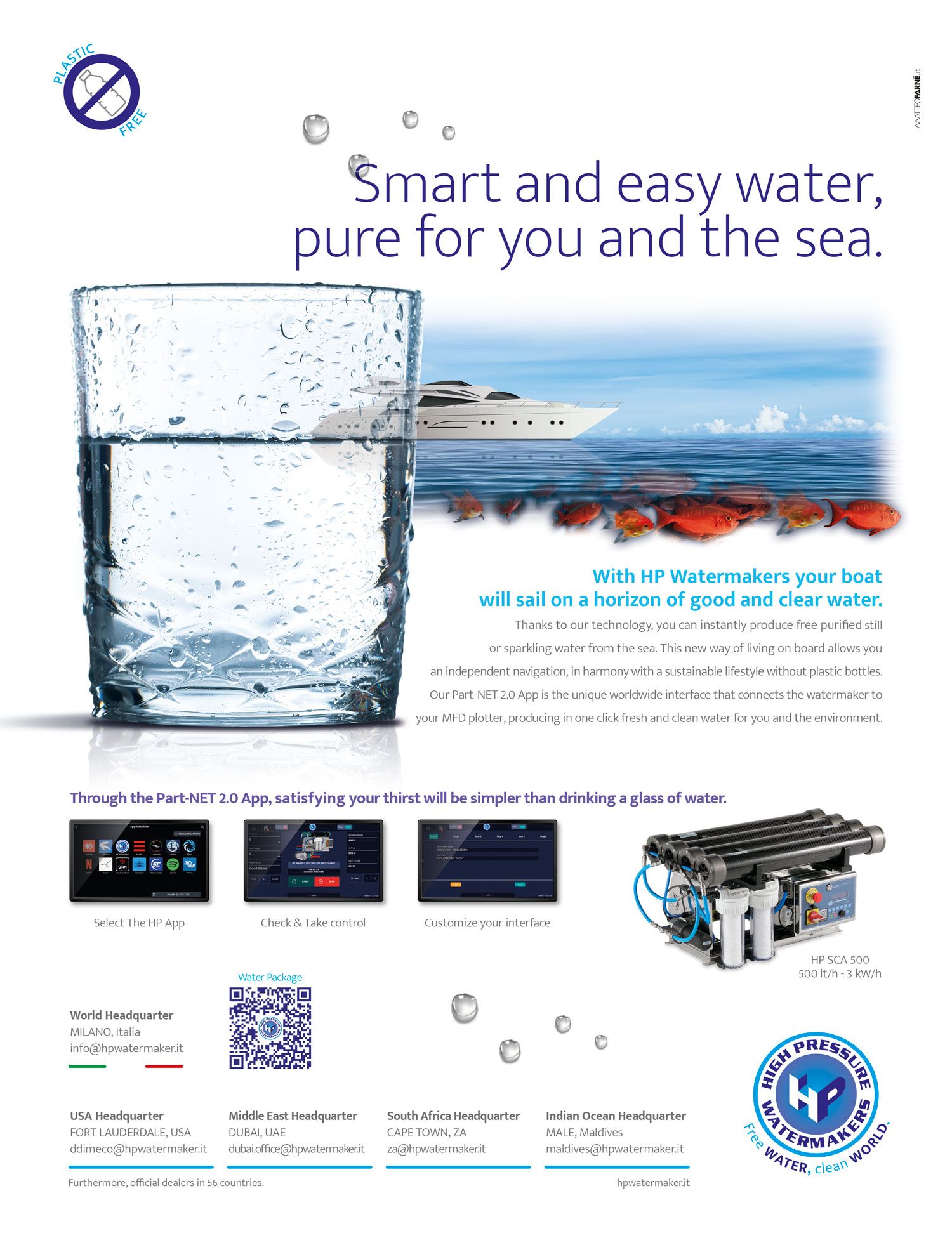 Matteo Farnè Marketing Pubblicità pagina pubblicitaria campagna adv stampa HP Orizzonte nel bicchiere