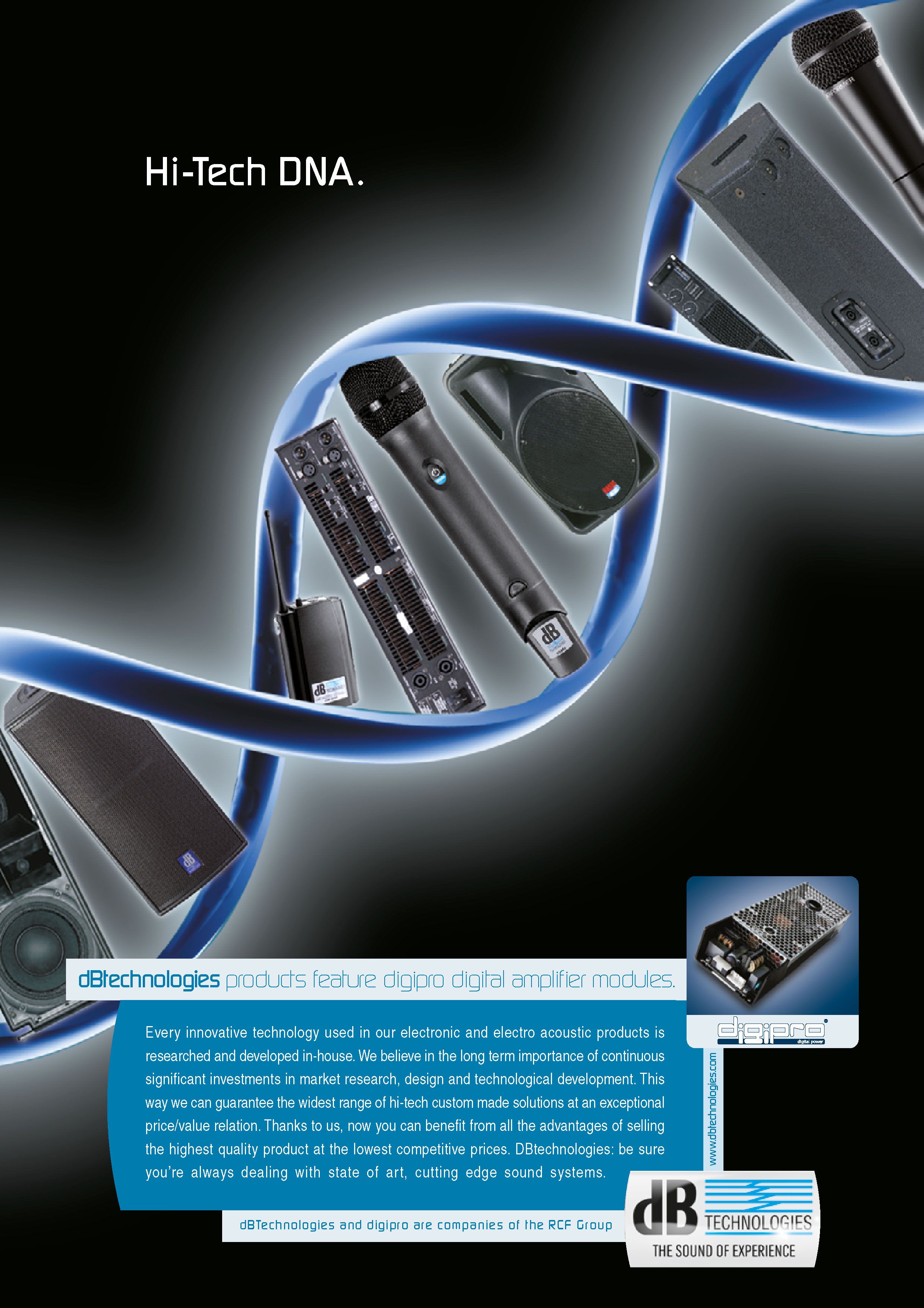 campagna advertising amplificazione tecnologia DB