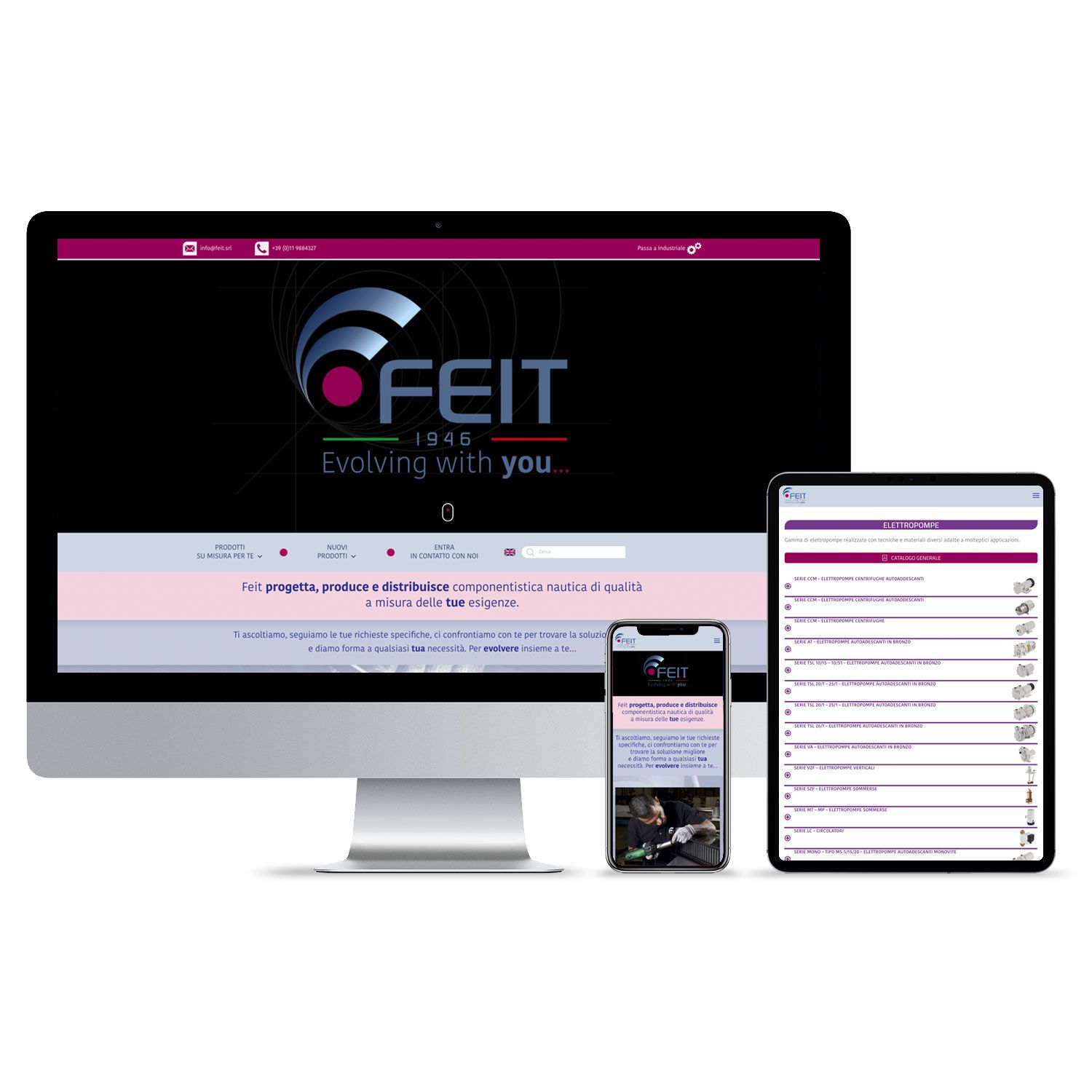 Matteo Farnè Marketing Pubblicità sito web Feit