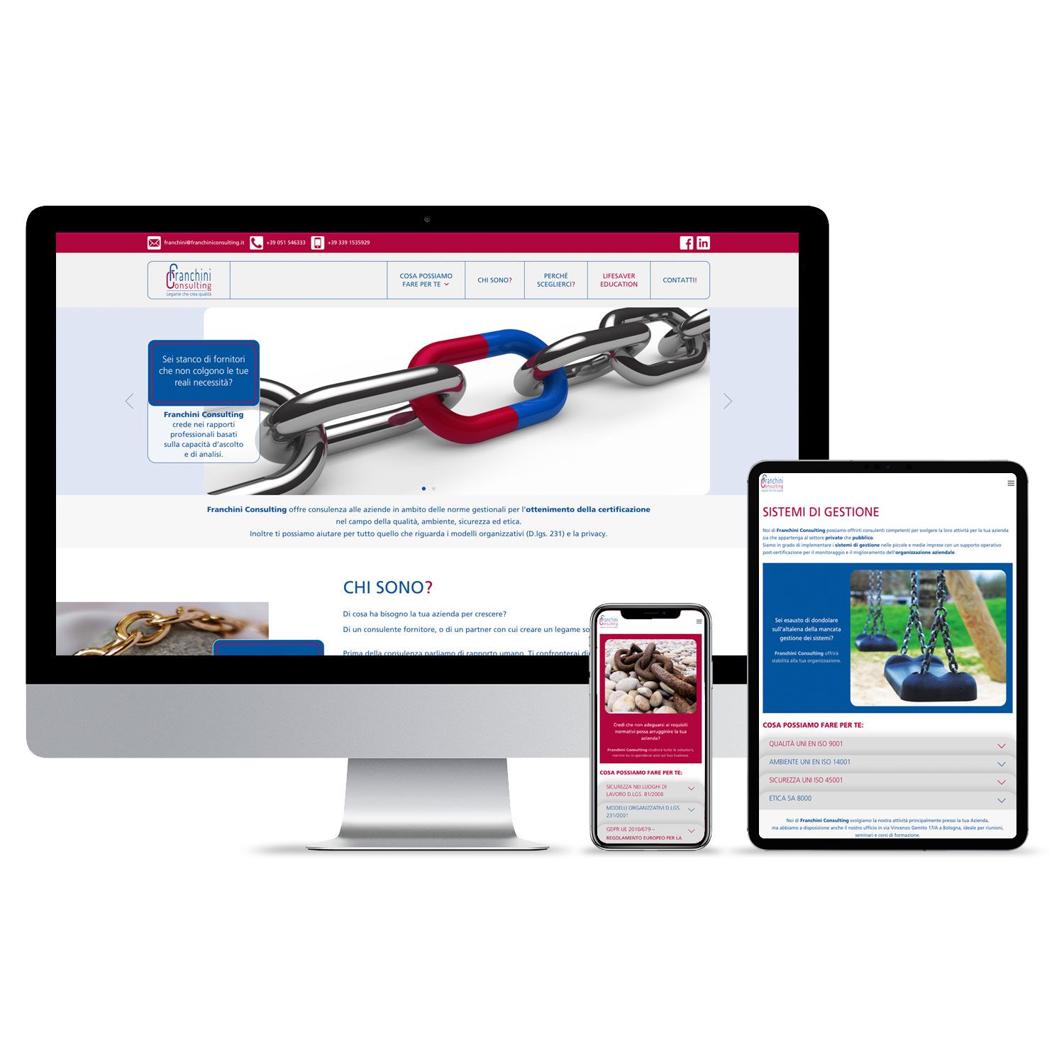 Sito web digital Franchini Consulting