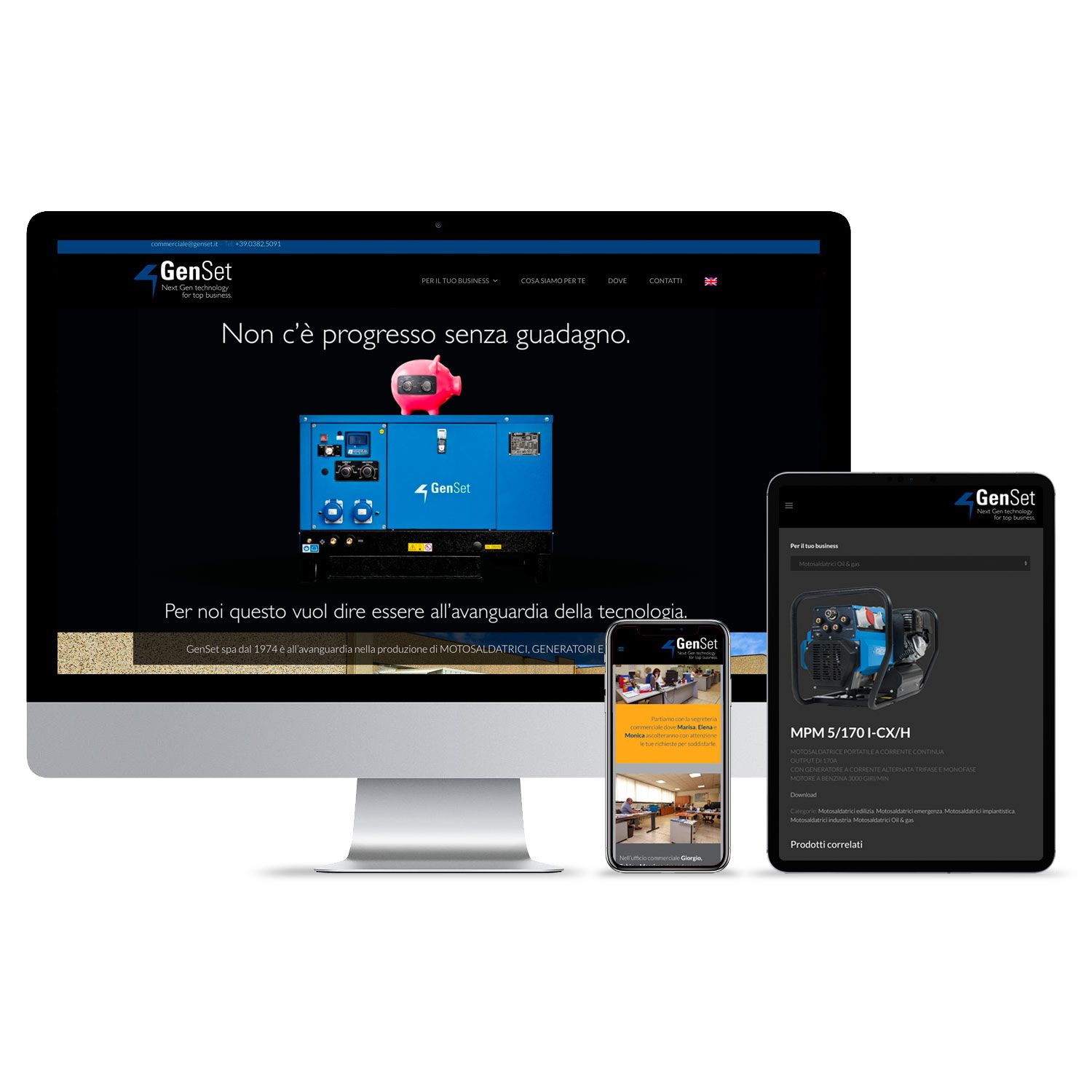 digital sito catalogo online genset