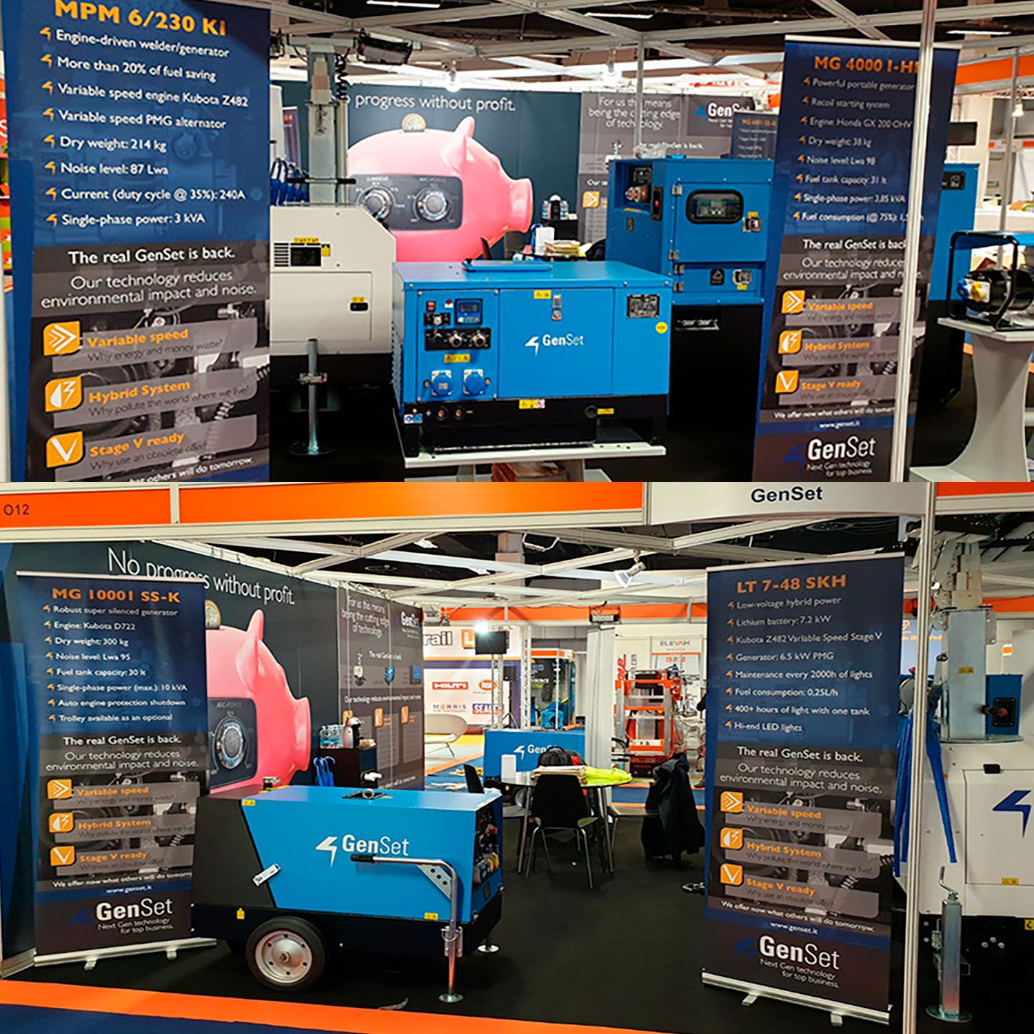 stand fiera Coventry Hire Show Genset