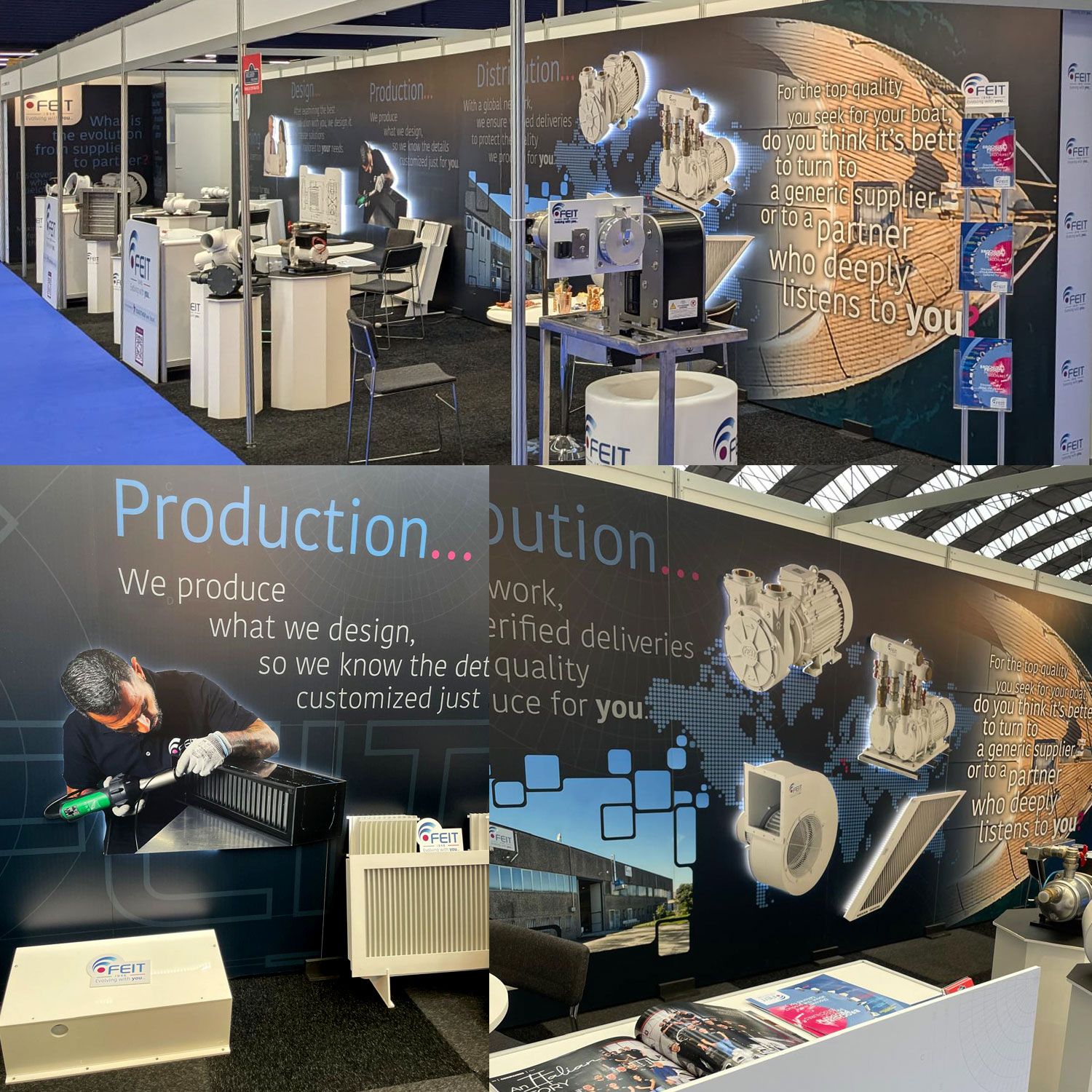 Matteo Farnè Marketing Pubblicità stand Feit Mets 2024