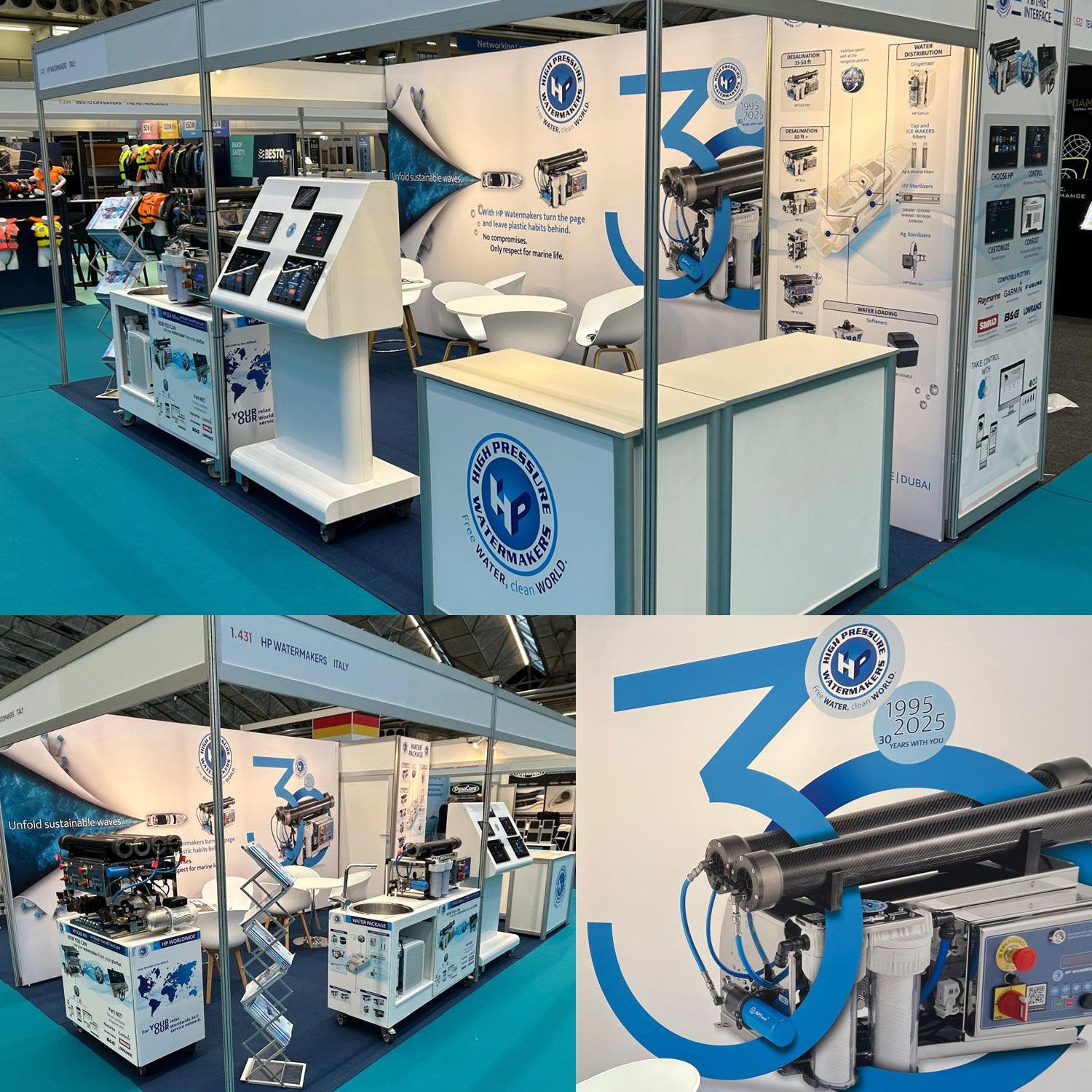 Matteo Farnè Marketing Pubblicità HP Watermakers fiera MetsTrade Amsterdam 2025