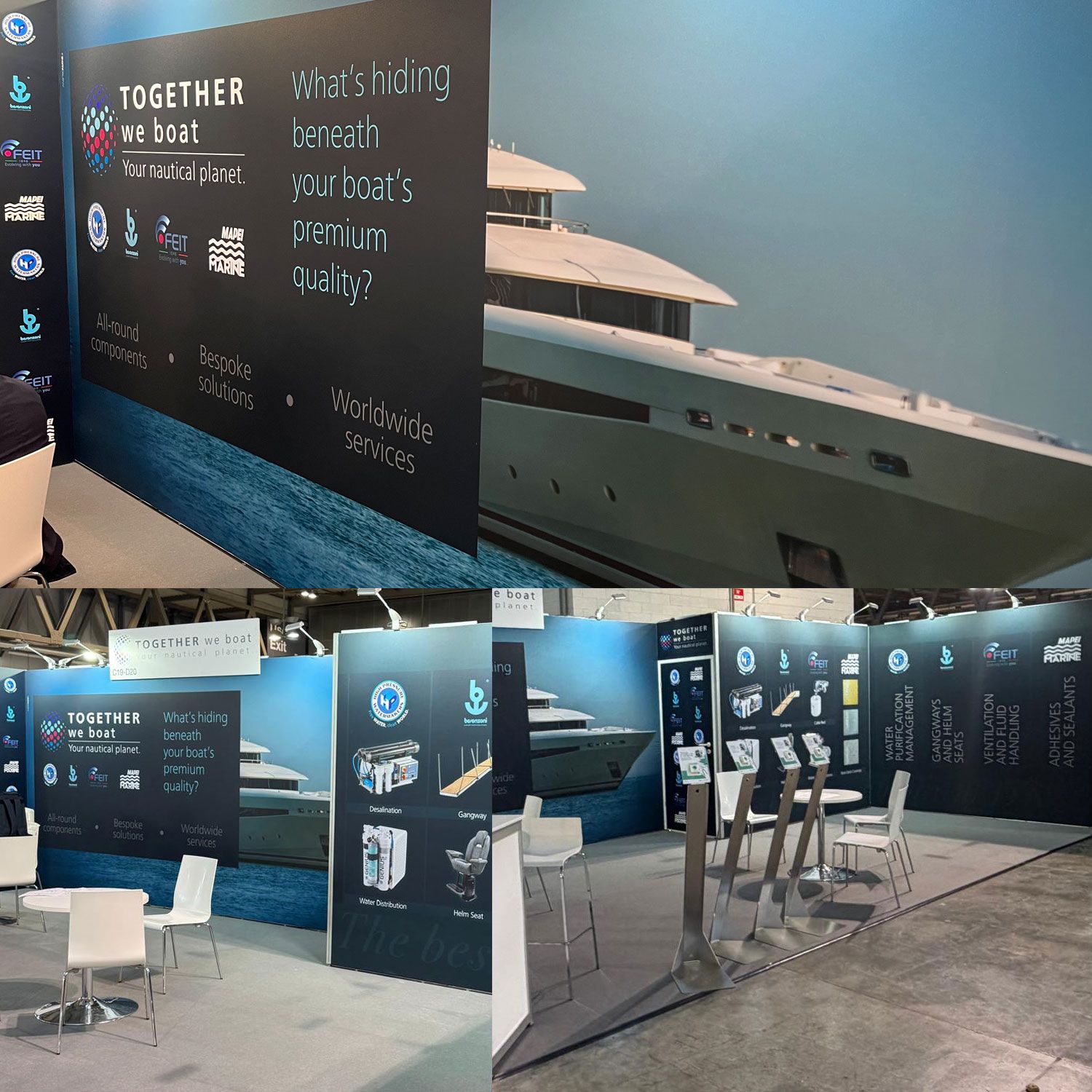 Matteo Farnè TOGETHER we boat SeaQuip 2026 stand fiera