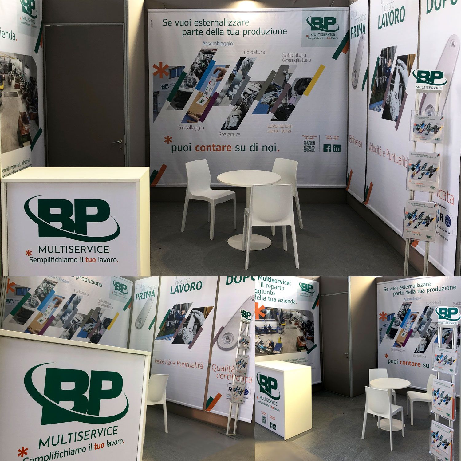 Stand Fiera MecSpe Bologna BP Multiservice